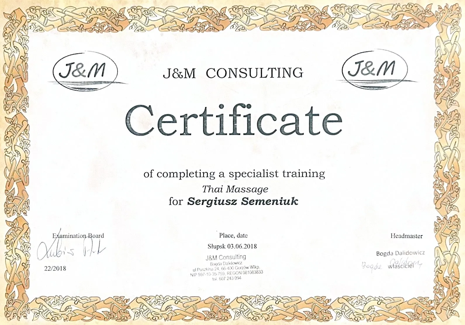 Skan: Thai Massage, specialist training
