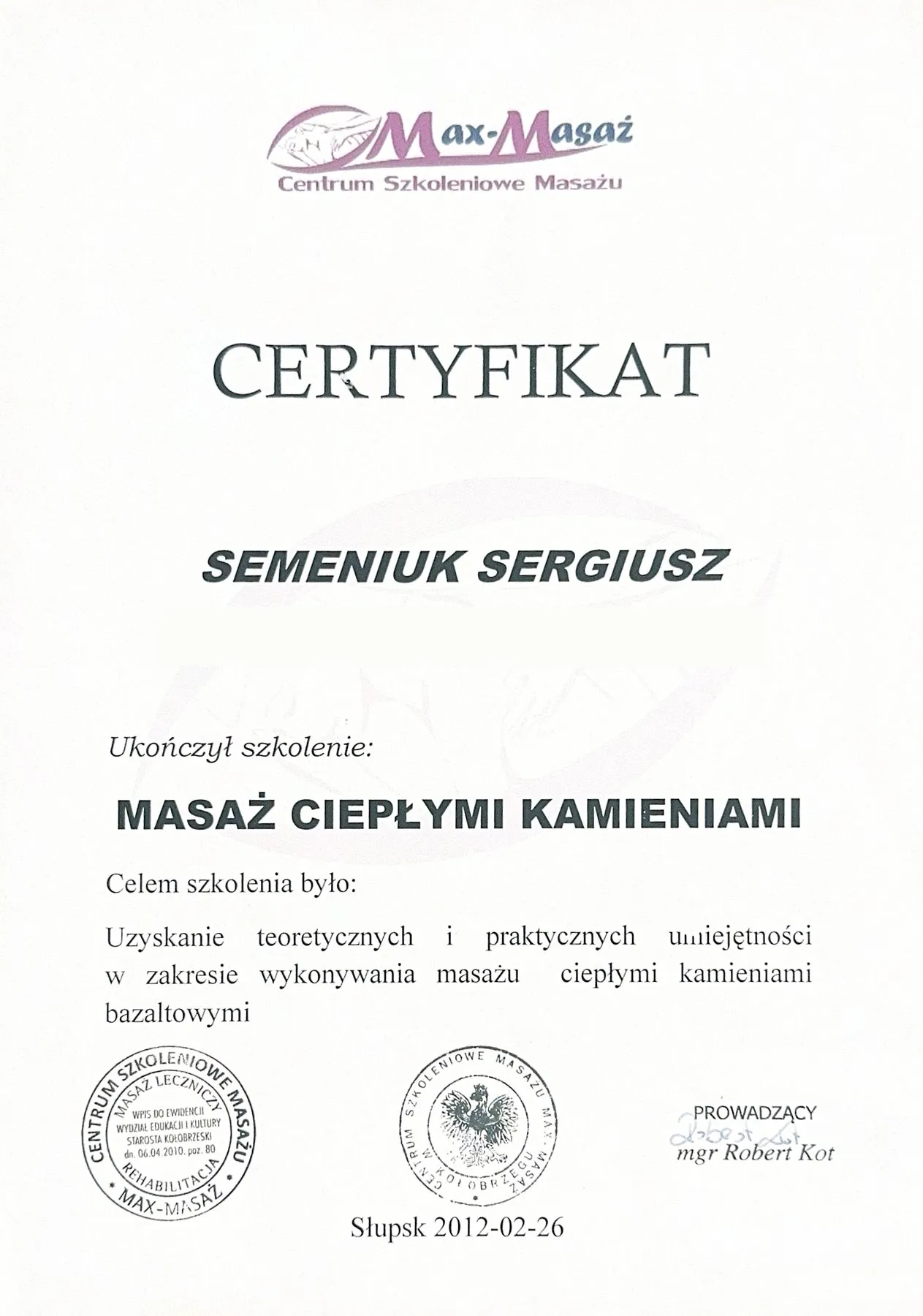 Skan: Masaż ciepłymi kamieniami